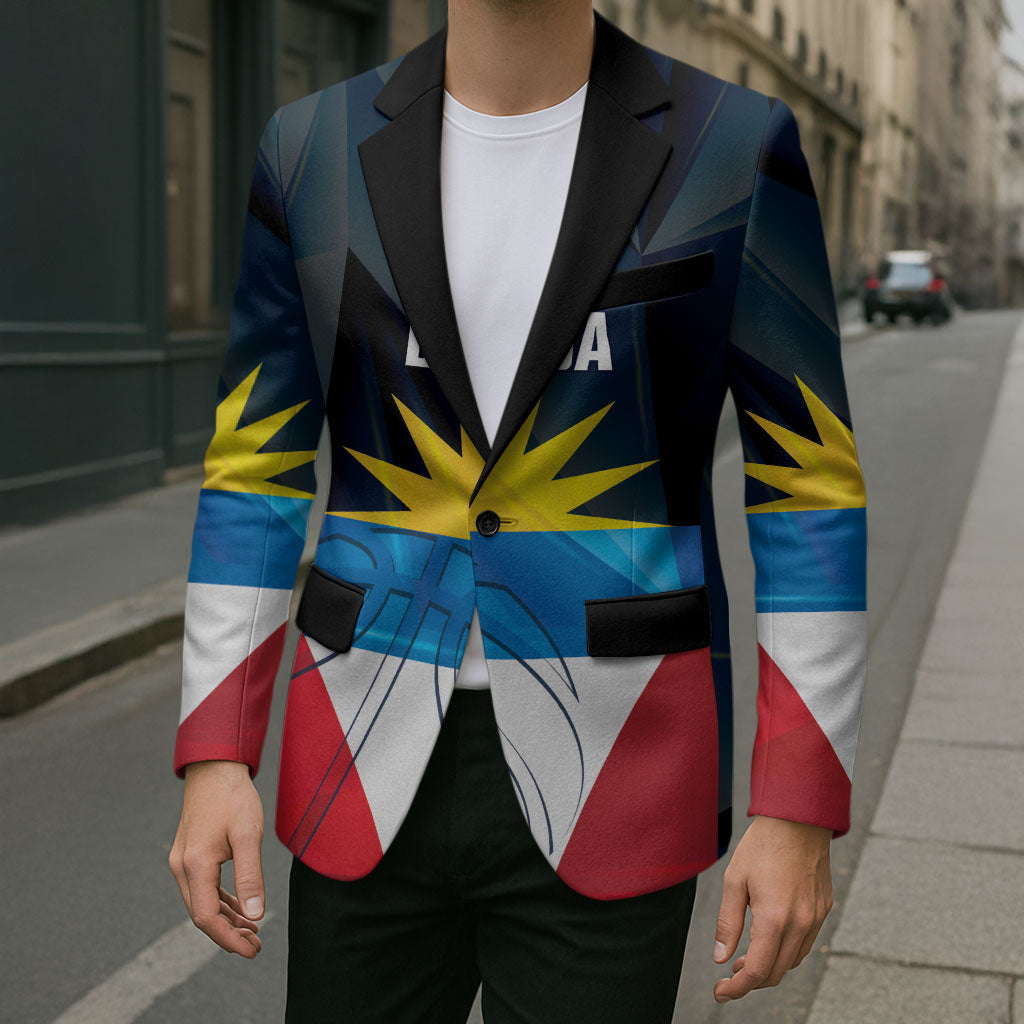Antigua and Barbuda Basketball Custom Blazer Flag Sporty Style