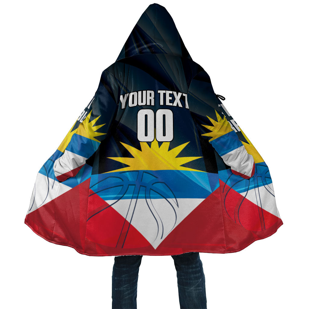 Antigua and Barbuda Basketball Custom Cloak Flag Sporty Style