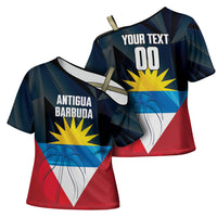 Antigua and Barbuda Basketball Custom Cross Shoulder Shirt Flag Sporty Style