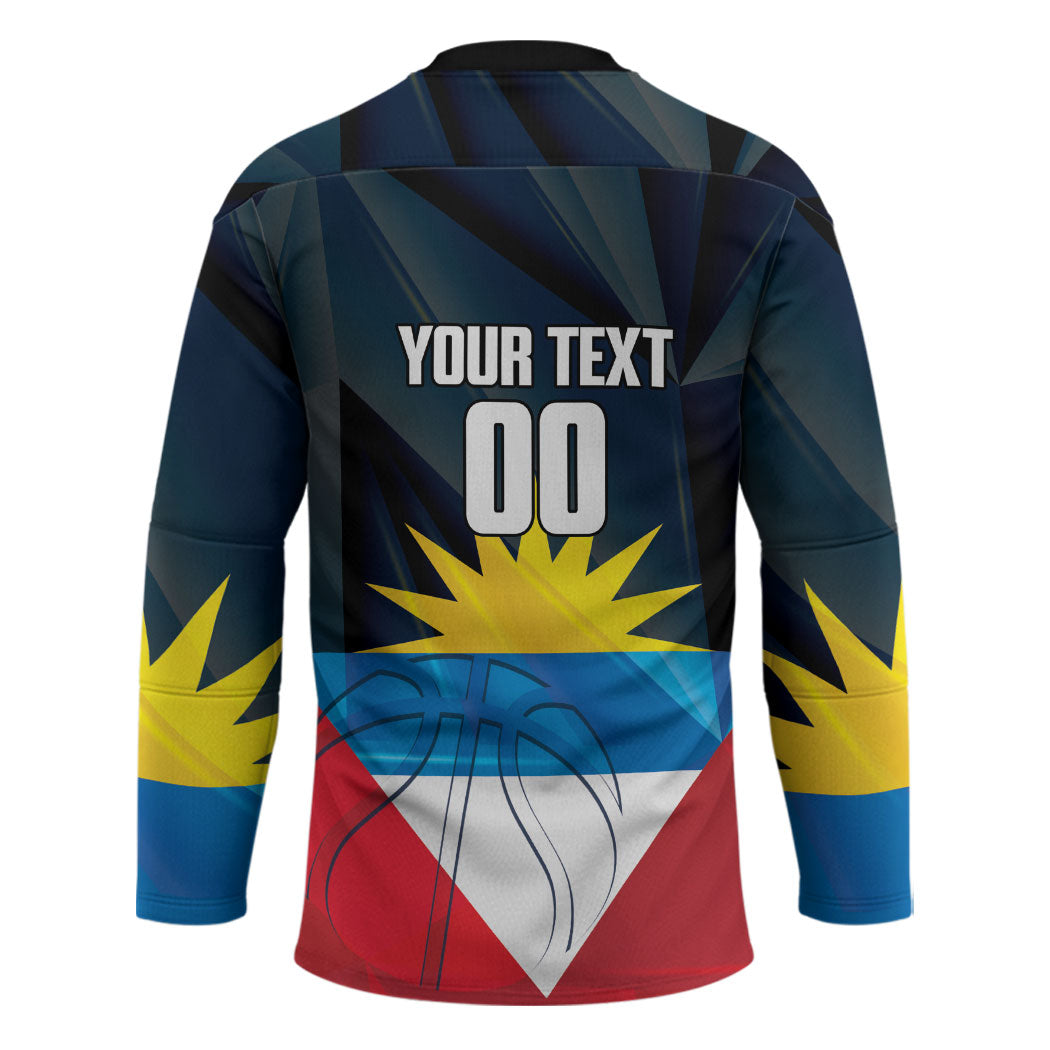 Antigua and Barbuda Basketball Custom Hockey Jersey Flag Sporty Style