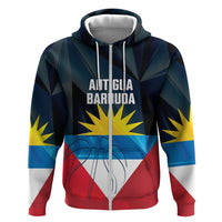 Antigua and Barbuda Basketball Custom Hoodie Flag Sporty Style