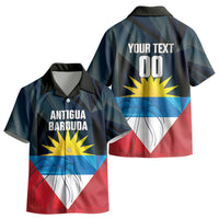 Antigua and Barbuda Basketball Custom Kid Hawaiian Shirt Flag Sporty Style