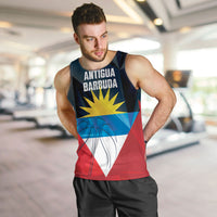 Antigua and Barbuda Basketball Custom Men Tank Top Flag Sporty Style