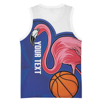 Turks and Caicos Islands Basketball Personalized Basketball Jersey Flamingo Mascot Style