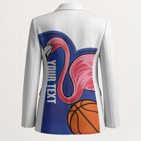 Turks and Caicos Islands Basketball Personalized Blazer Flamingo Mascot Style