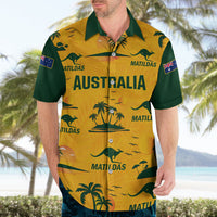 Australia Soccer Hawaiian Shirt Matildas World Cup 2023 Tropical Style - Wonder Print Shop