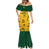 Australia Soccer Mermaid Dress Matildas World Cup 2023 Tropical Style - Wonder Print Shop