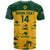 Custom Australia Soccer T Shirt Matildas World Cup 2023 Tropical Style - Wonder Print Shop