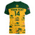 Custom Australia Soccer Women V Neck T Shirt Matildas World Cup 2023 Tropical Style - Wonder Print Shop