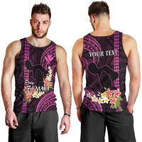 personalised-hawaii-men-tank-top-pray-for-maui-hawaiian-plumeria-be-strong-pink-verison
