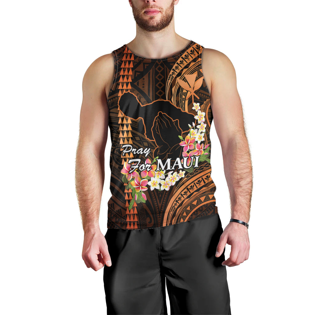 hawaii-men-tank-top-pray-for-maui-hawaiian-plumeria-be-strong-gold-verison