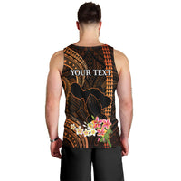 personalised-hawaii-men-tank-top-pray-for-maui-hawaiian-plumeria-be-strong-gold-verison