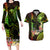 Hawaii Couples Matching Long Sleeve Bodycon Dress and Hawaiian Shirt Pray For Maui Hawaiian Plumeria Be Strong Reggae Verison - Wonder Print Shop