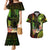 Hawaii Couples Matching Mermaid Dress and Hawaiian Shirt Pray For Maui Hawaiian Plumeria Be Strong Reggae Verison - Wonder Print Shop