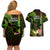 Hawaii Couples Matching Off Shoulder Short Dress and Hawaiian Shirt Pray For Maui Hawaiian Plumeria Be Strong Reggae Verison - Wonder Print Shop