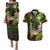 Hawaii Couples Matching Puletasi Dress and Hawaiian Shirt Pray For Maui Hawaiian Plumeria Be Strong Reggae Verison - Wonder Print Shop