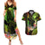 Hawaii Couples Matching Summer Maxi Dress and Hawaiian Shirt Pray For Maui Hawaiian Plumeria Be Strong Reggae Verison - Wonder Print Shop