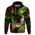 Hawaii Hoodie Pray For Maui Hawaiian Plumeria Be Strong Reggae Verison - Wonder Print Shop