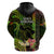 Hawaii Hoodie Pray For Maui Hawaiian Plumeria Be Strong Reggae Verison - Wonder Print Shop
