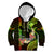 Hawaii Kid Hoodie Pray For Maui Hawaiian Plumeria Be Strong Reggae Verison - Wonder Print Shop