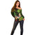 Hawaii Off Shoulder Sweater Pray For Maui Hawaiian Plumeria Be Strong Reggae Verison - Wonder Print Shop