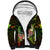 Hawaii Sherpa Hoodie Pray For Maui Hawaiian Plumeria Be Strong Reggae Verison - Wonder Print Shop