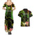 Personalised Hawaii Couples Matching Summer Maxi Dress and Hawaiian Shirt Pray For Maui Hawaiian Plumeria Be Strong Reggae Verison - Wonder Print Shop