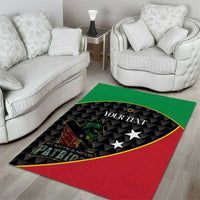 St Kitts and Nevis Cricket Custom Area Rug 10th Anniversary Go Champions Patriots - Wonder Print Shop