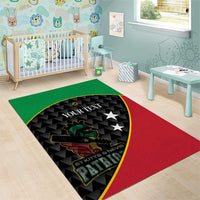 St Kitts and Nevis Cricket Custom Area Rug 10th Anniversary Go Champions Patriots - Wonder Print Shop