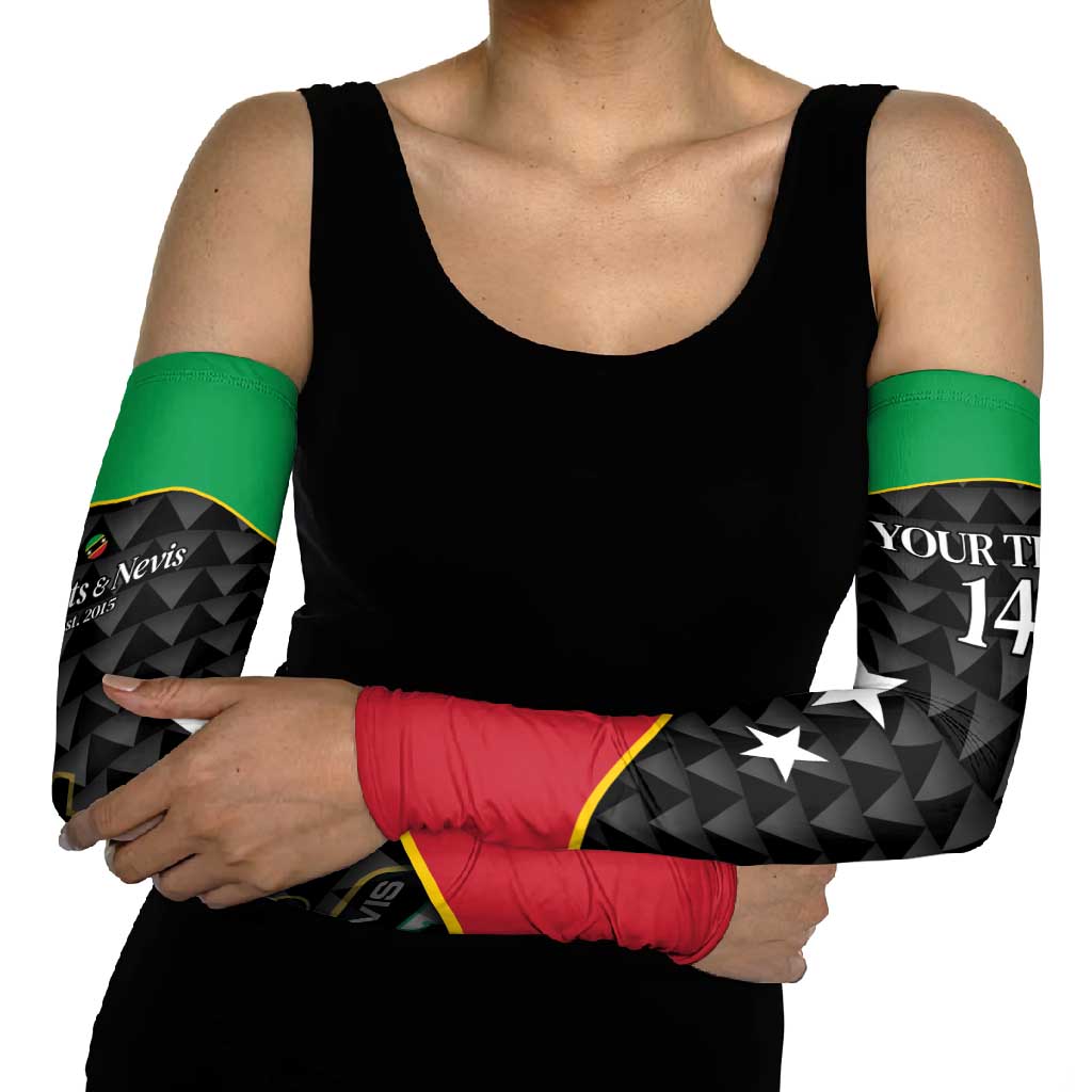 St Kitts and Nevis Cricket Custom Arm Sleeves 10th Anniversary Go Champions Patriots - Wonder Print Shop