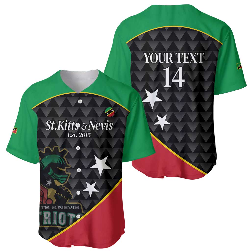St Kitts and Nevis Cricket Custom Baseball Jersey 10th Anniversary Go Champions Patriots - Wonder Print Shop