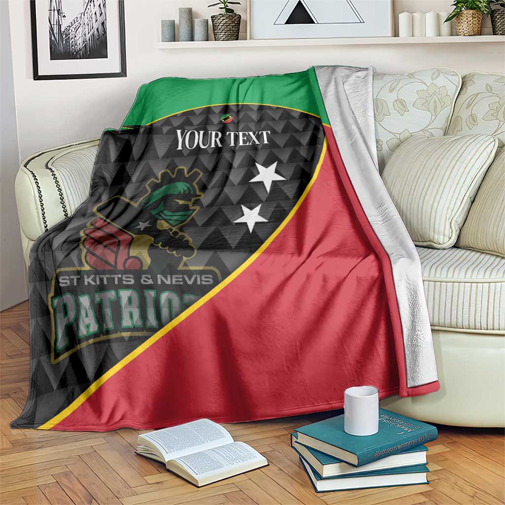 St Kitts and Nevis Cricket Custom Blanket 10th Anniversary Go Champions Patriots - Wonder Print Shop