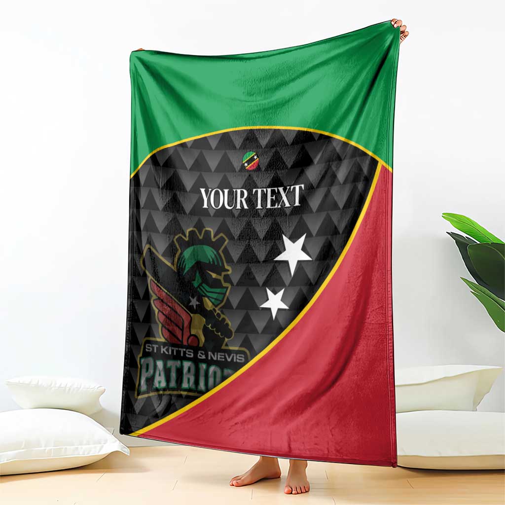 St Kitts and Nevis Cricket Custom Blanket 10th Anniversary Go Champions Patriots - Wonder Print Shop