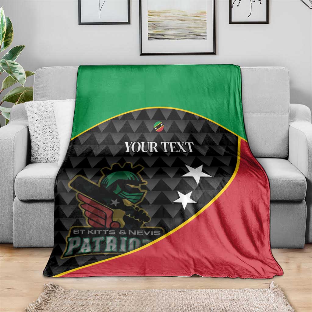 St Kitts and Nevis Cricket Custom Blanket 10th Anniversary Go Champions Patriots - Wonder Print Shop