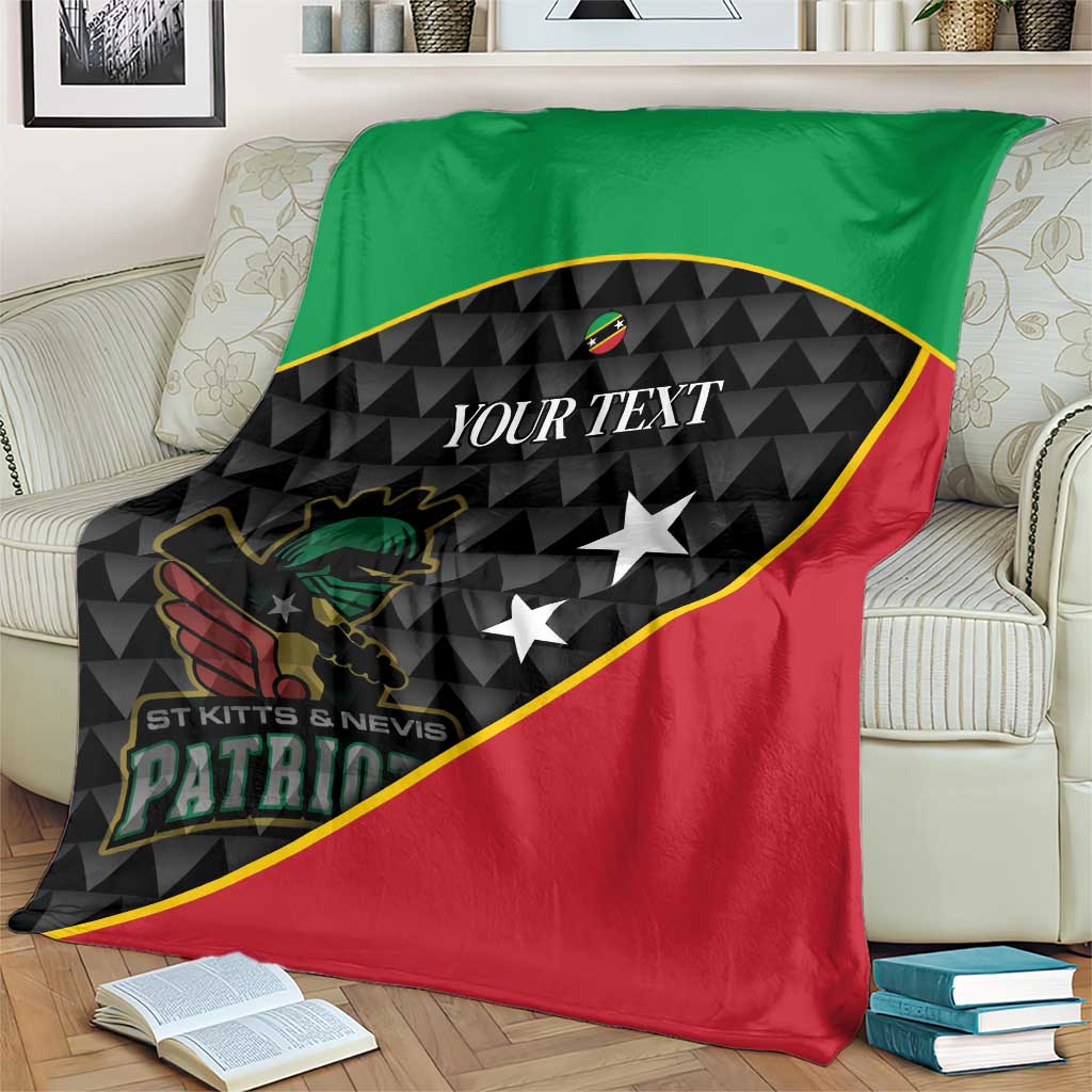 St Kitts and Nevis Cricket Custom Blanket 10th Anniversary Go Champions Patriots - Wonder Print Shop