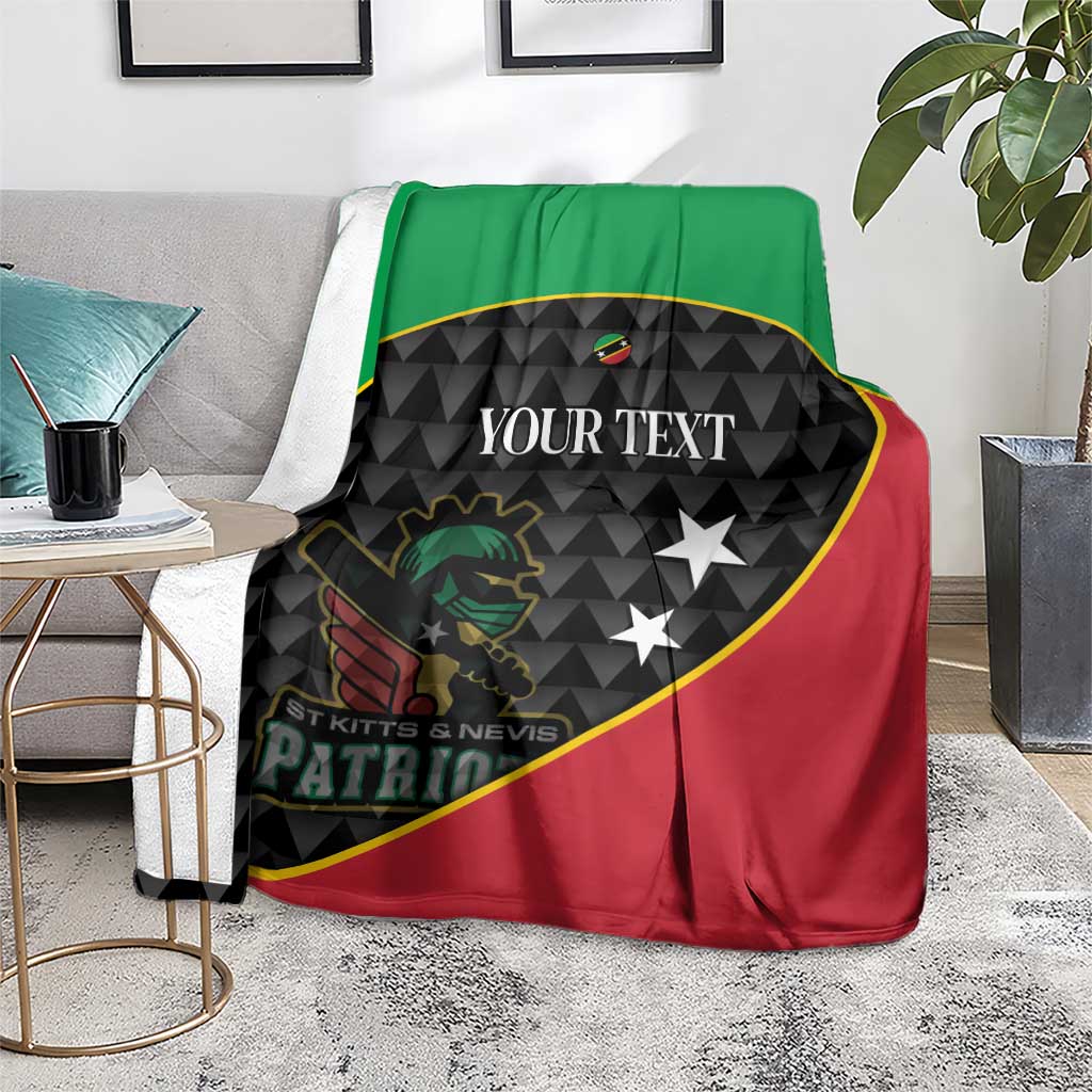 St Kitts and Nevis Cricket Custom Blanket 10th Anniversary Go Champions Patriots - Wonder Print Shop