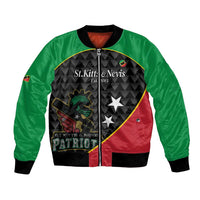 St Kitts and Nevis Cricket Custom Bomber Jacket 10th Anniversary Go Champions Patriots - Wonder Print Shop