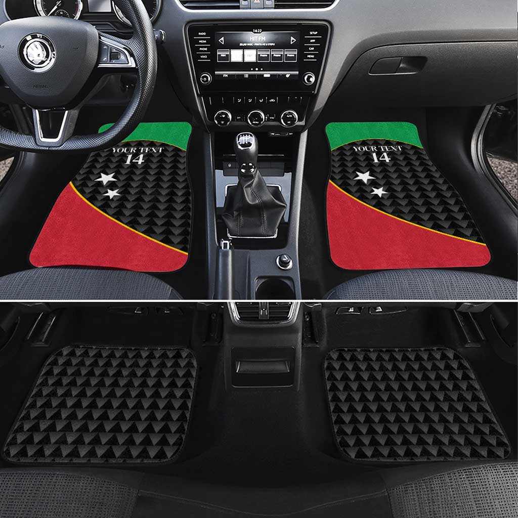 St Kitts and Nevis Cricket Custom Car Mats 10th Anniversary Go Champions Patriots - Wonder Print Shop