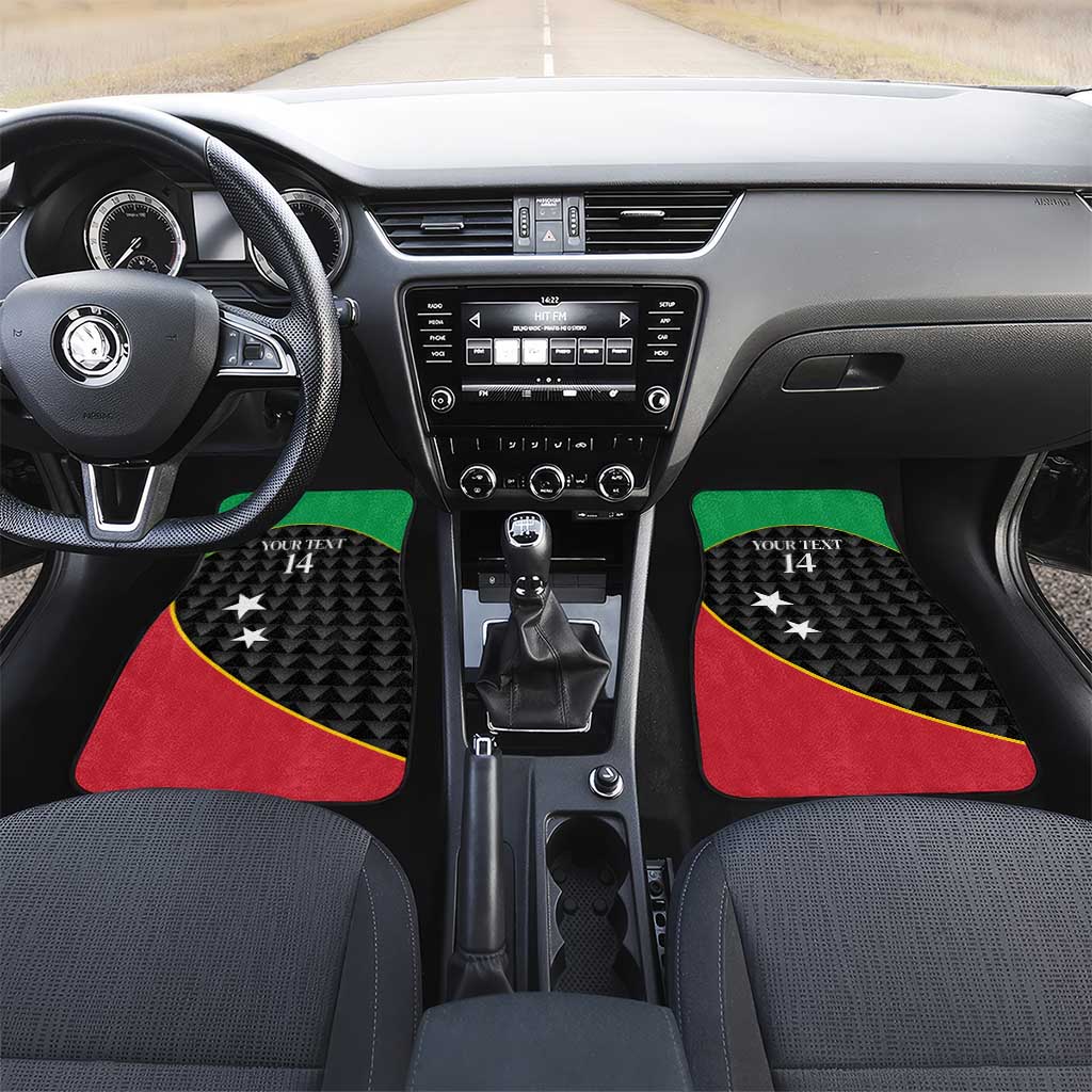 St Kitts and Nevis Cricket Custom Car Mats 10th Anniversary Go Champions Patriots - Wonder Print Shop
