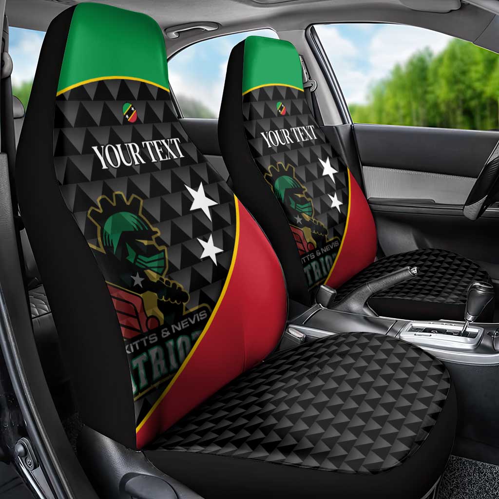 St Kitts and Nevis Cricket Custom Car Seat Cover 10th Anniversary Go Champions Patriots - Wonder Print Shop