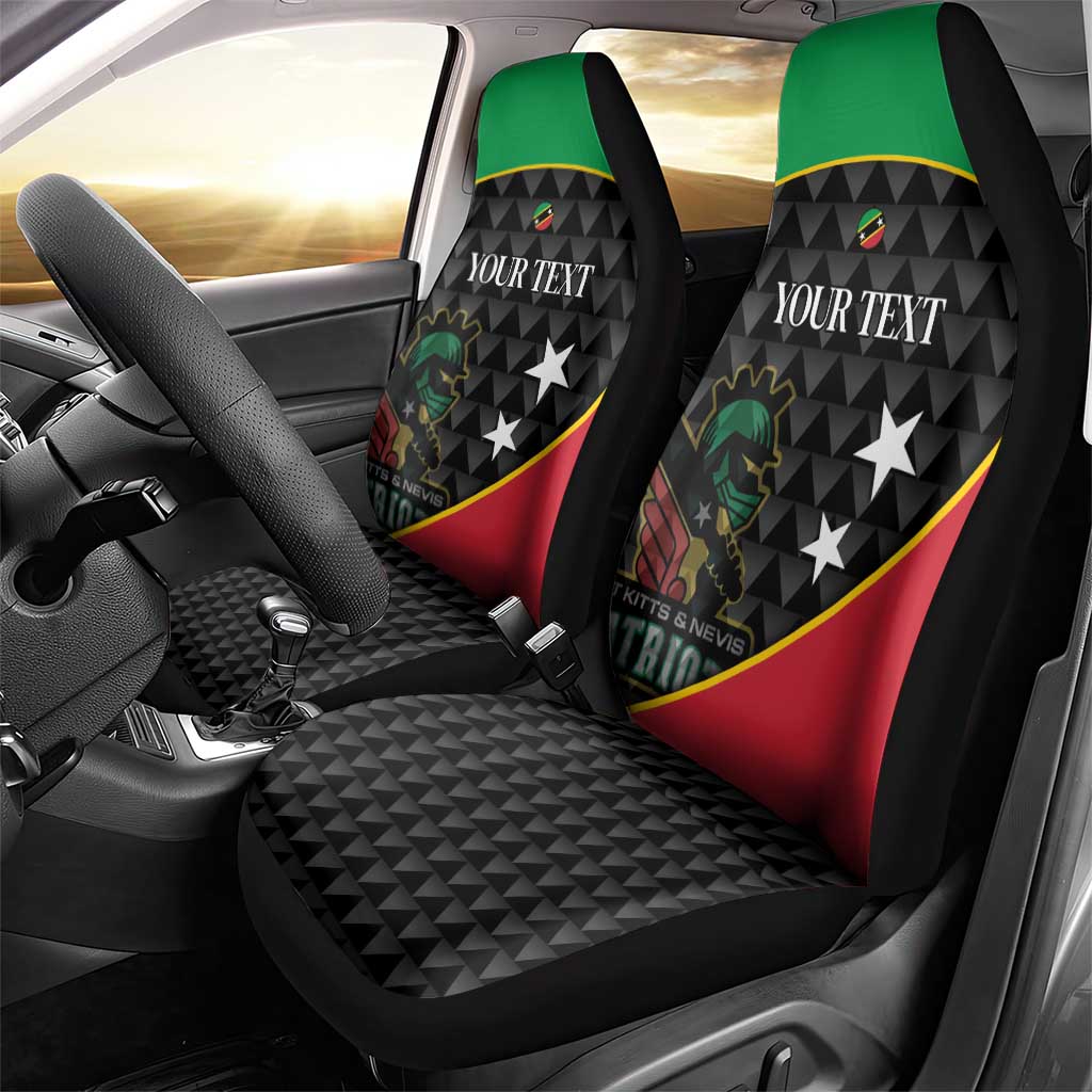 St Kitts and Nevis Cricket Custom Car Seat Cover 10th Anniversary Go Champions Patriots - Wonder Print Shop