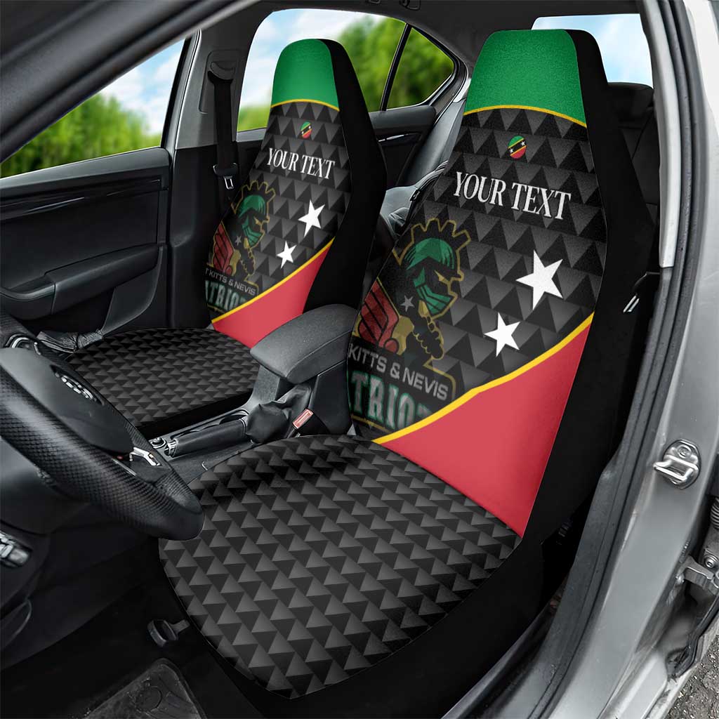 St Kitts and Nevis Cricket Custom Car Seat Cover 10th Anniversary Go Champions Patriots - Wonder Print Shop