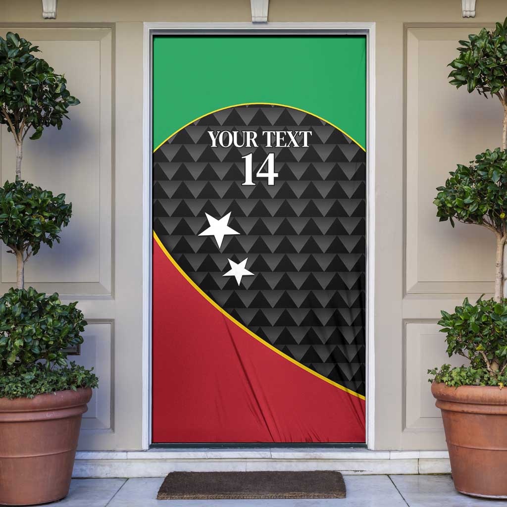 St Kitts and Nevis Cricket Custom Door Cover 10th Anniversary Go Champions Patriots - Wonder Print Shop