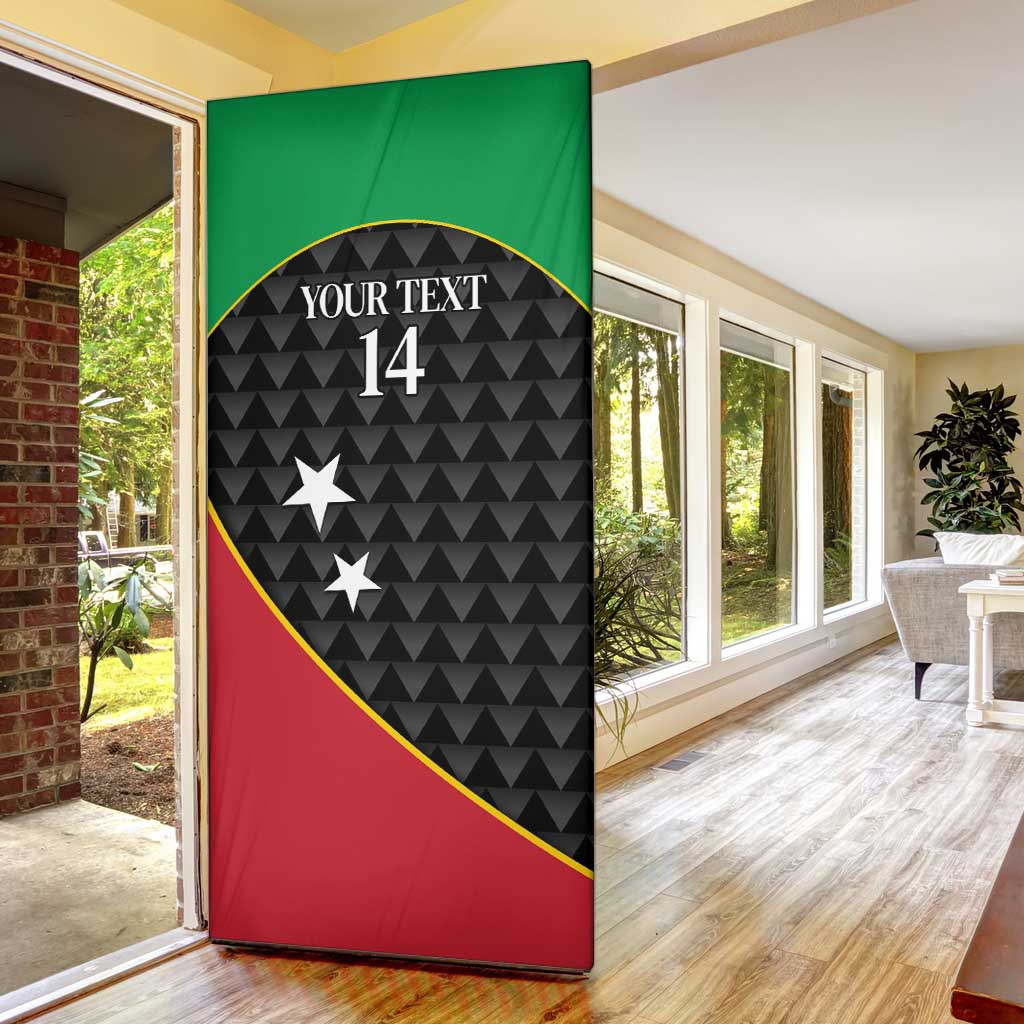 St Kitts and Nevis Cricket Custom Door Cover 10th Anniversary Go Champions Patriots - Wonder Print Shop