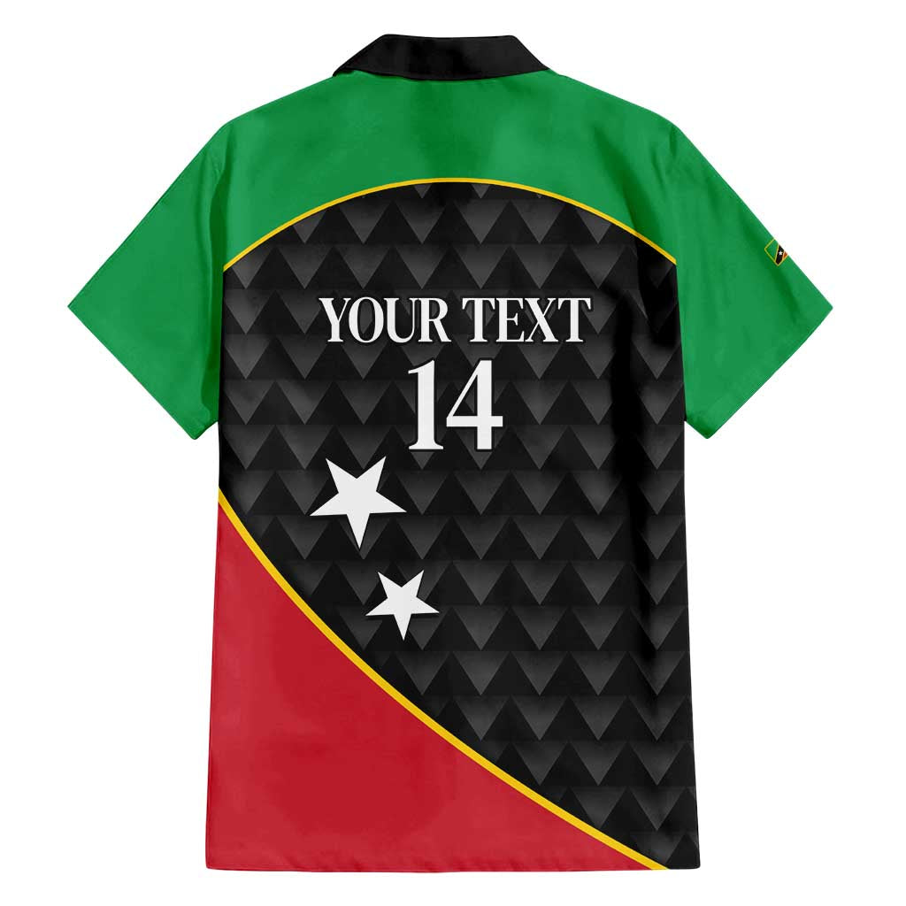 St Kitts and Nevis Cricket Custom Family Matching Long Sleeve Bodycon Dress and Hawaiian Shirt 10th Anniversary Go Champions Patriots - Wonder Print Shop