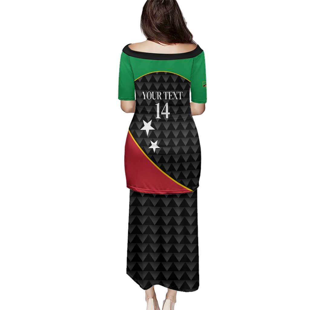 St Kitts and Nevis Cricket Custom Family Matching Puletasi and Hawaiian Shirt 10th Anniversary Go Champions Patriots - Wonder Print Shop