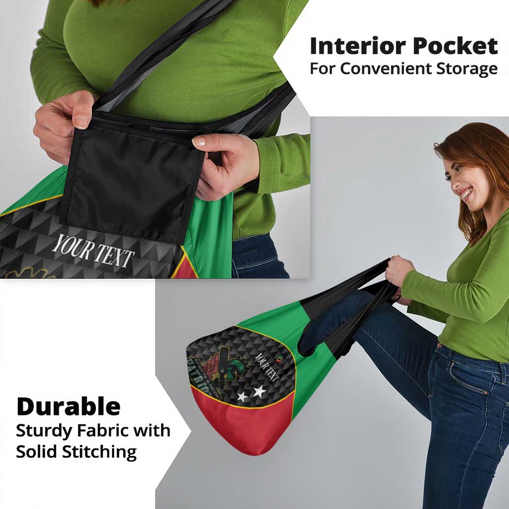 St Kitts and Nevis Cricket Custom Grocery Bag 10th Anniversary Go Champions Patriots - Wonder Print Shop