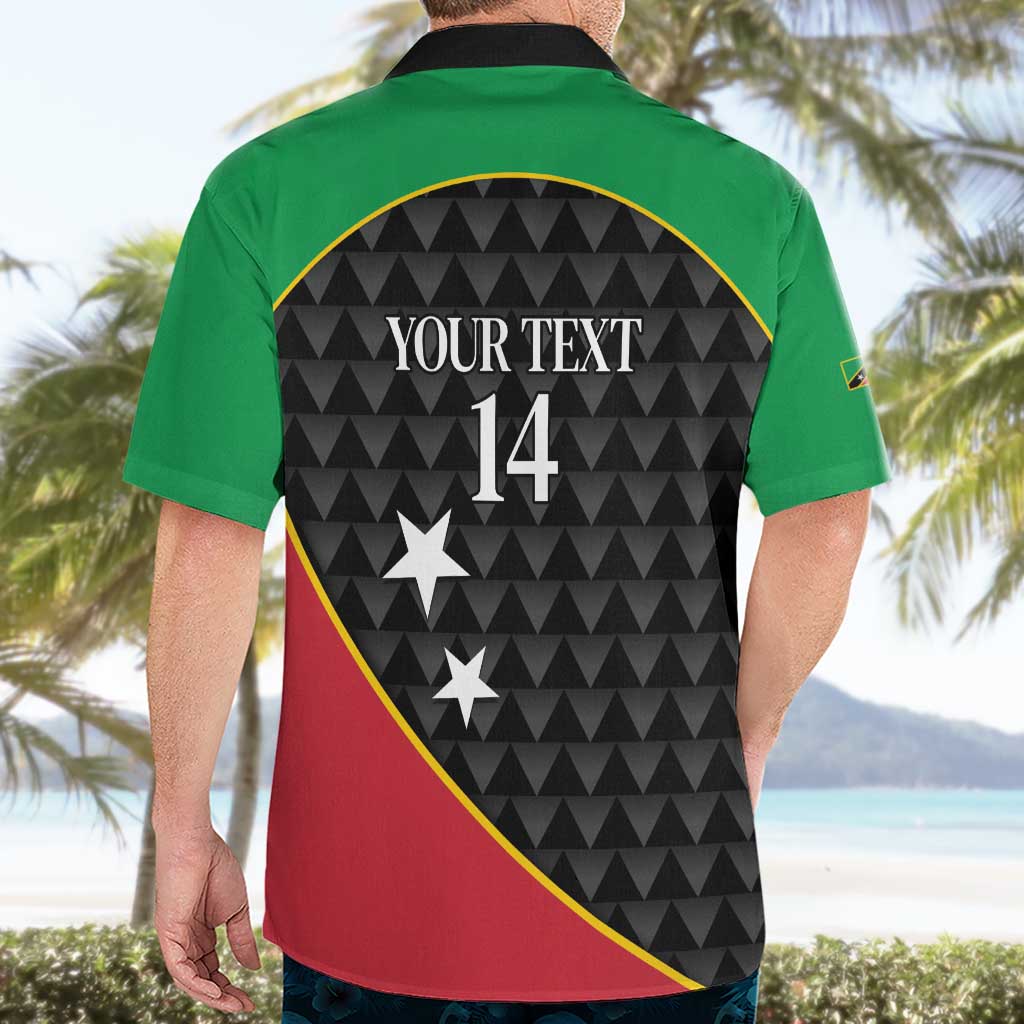 St Kitts and Nevis Cricket Custom Hawaiian Shirt 10th Anniversary Go Champions Patriots - Wonder Print Shop