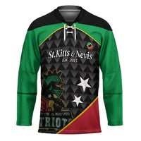 St Kitts and Nevis Cricket Custom Hockey Jersey 10th Anniversary Go Champions Patriots - Wonder Print Shop