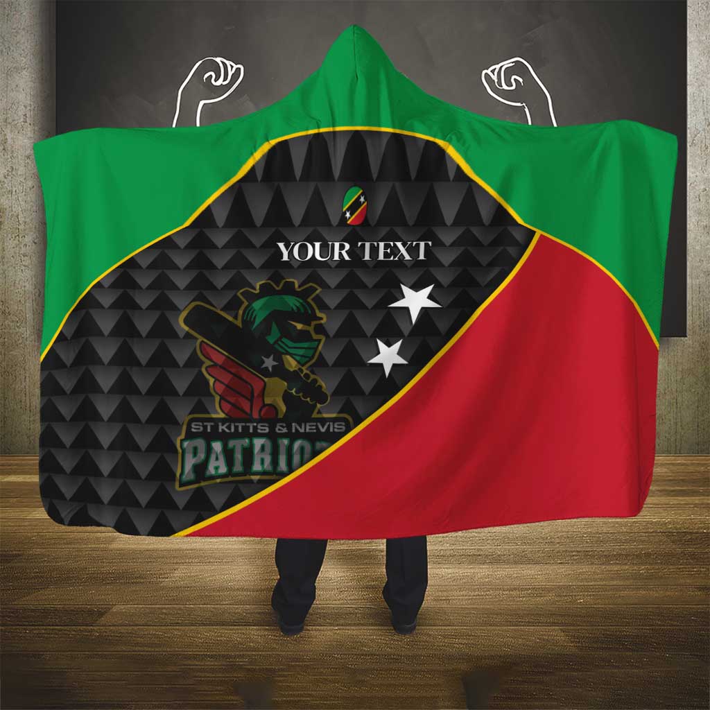 St Kitts and Nevis Cricket Custom Hooded Blanket 10th Anniversary Go Champions Patriots - Wonder Print Shop
